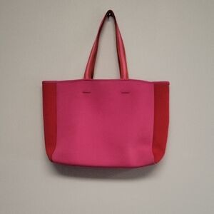 Summersalt Neoprene Pink and Red Tote Bag